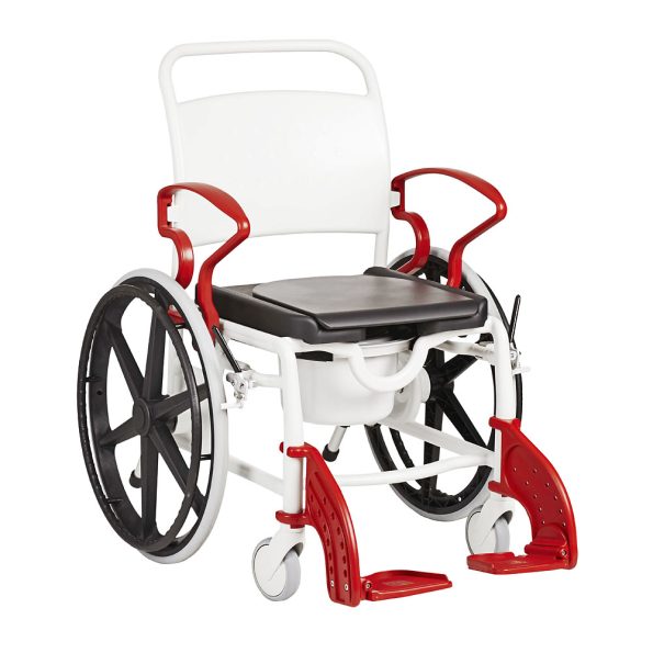 Rebotec Genf – Self Propelled Shower Commode Wheelchair - Image 4