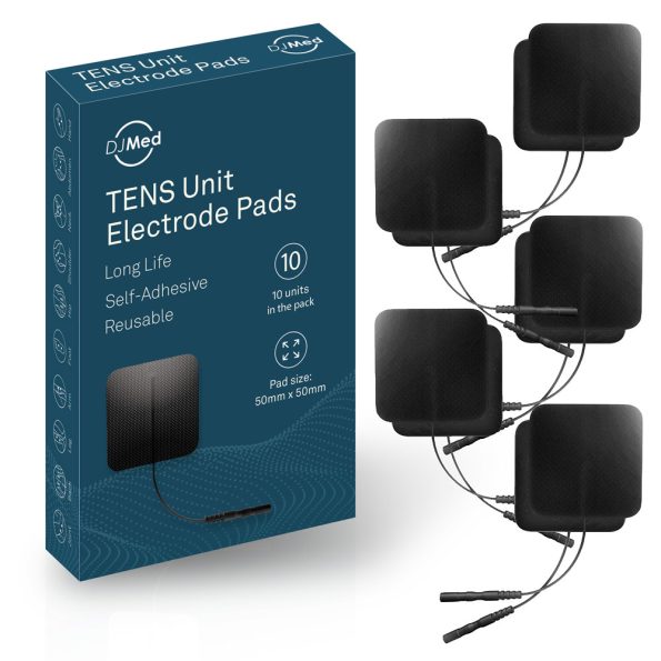 TENS Electrode Pads, Square, 50x05mm, Black - Image 2