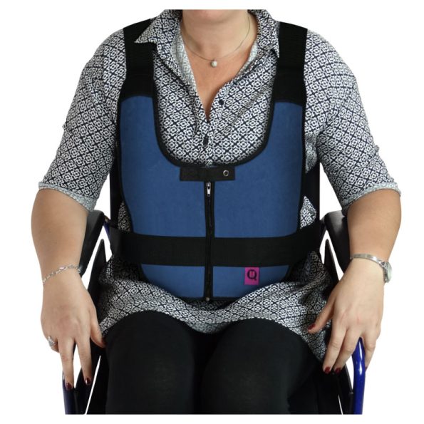 Wheelchair Belt with Padded Support Vest - Image 2