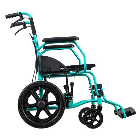 Classic Transit Wheelchair- Aqua