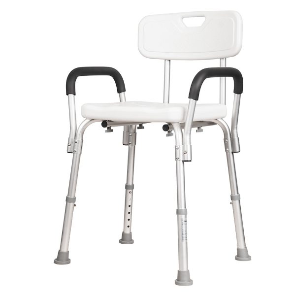 Shower Chair, Aluminium Rust Free, Adjustable Height - Image 2
