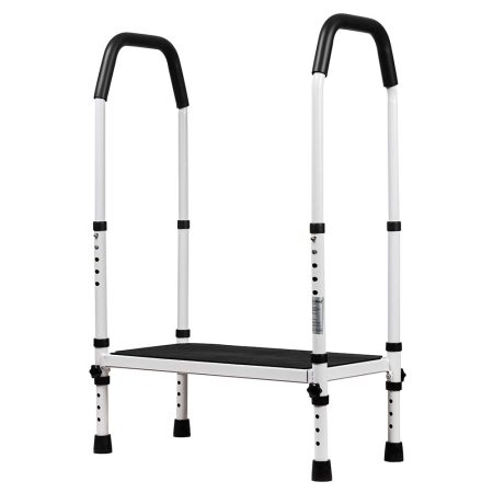 Step Up Stool with Handrails