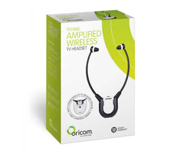 Amplified Wireless Headset with Fast Charging Cradle - Image 9