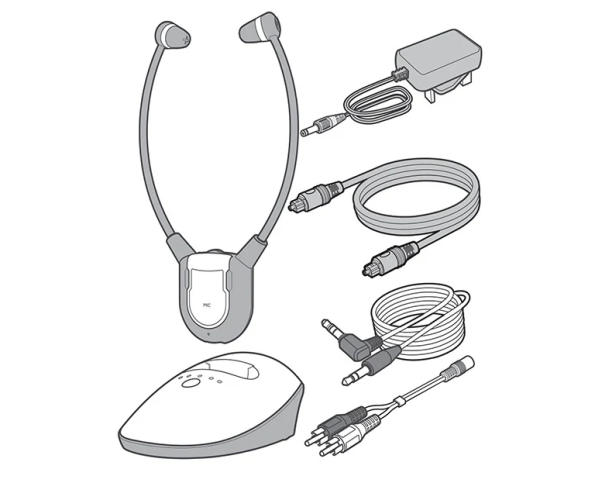 Amplified Wireless Headset with Fast Charging Cradle - Image 6