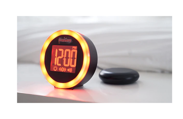 Wake 'N' Shake Loud Alarm Clock with Shaker - Image 3