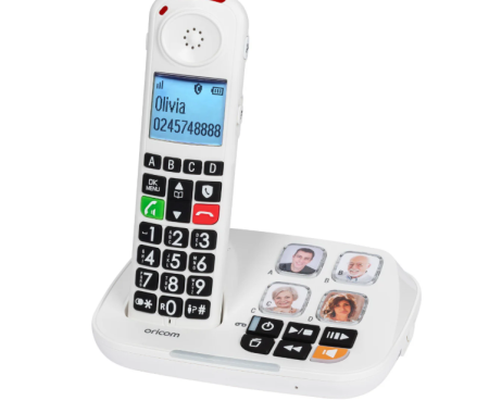 Big Button Amplified Cordless Phone With Answering Machine
