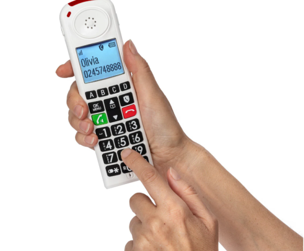 Big Button Amplified Cordless Phone + Additional Handset - Image 6
