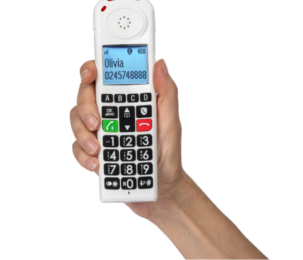 Big Button Amplified Cordless Phone + Additional Handset - Image 7
