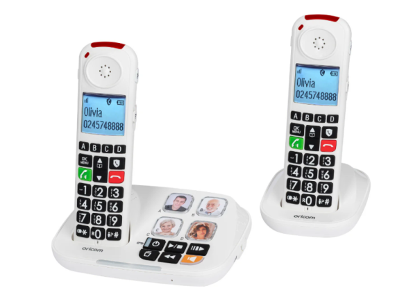 Big Button Amplified Cordless Phone + Additional Handset