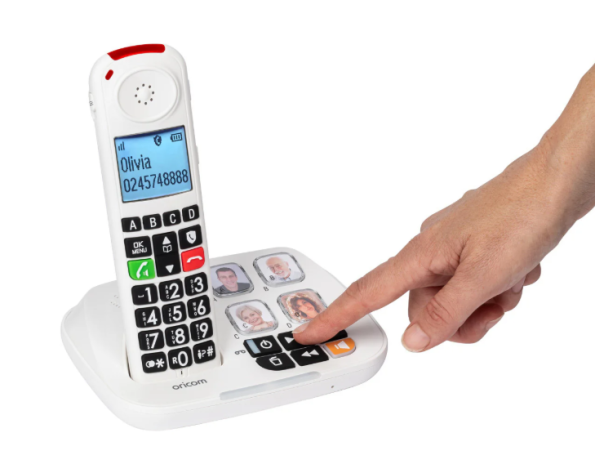 Big Button Amplified Cordless Phone + Additional Handset - Image 2