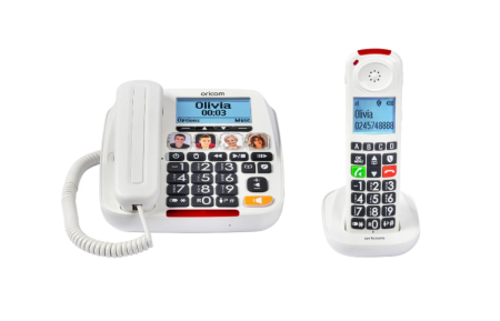 Big Button Amplified Phone with Cordless Handset