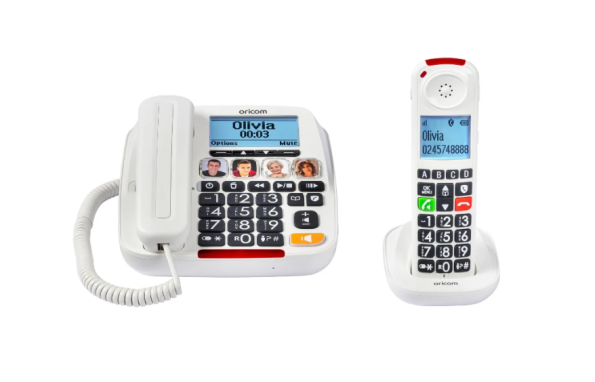 Big Button Amplified Phone with Cordless Handset