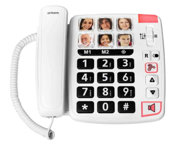 Big Button Amplified Speakerphone With Picture Dialling