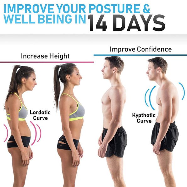 Posture Corrector Lumbar Brace Pain Relief Full Back Support Shoulder Brace Belt - Image 7