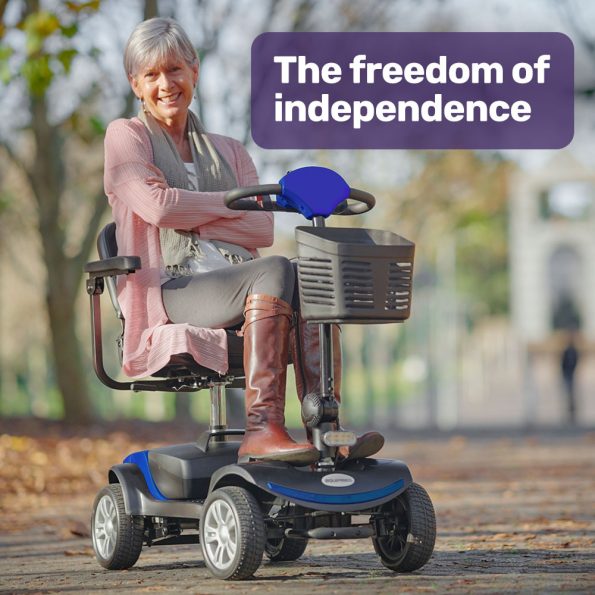 EQUIPMED Mobility Scooter Electric Motorised 4 Wheel Power Portable Folding - Image 2
