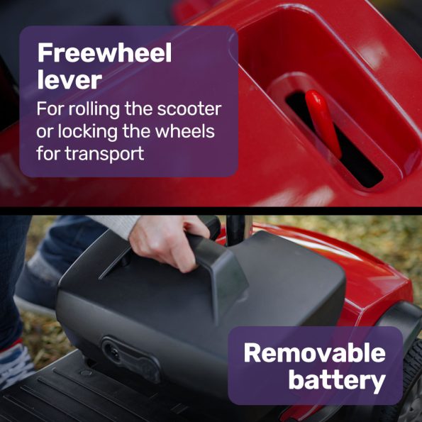 EQUIPMED Mobility Scooter Electric Motorised Power Portable 4 Wheel Folding - Image 13