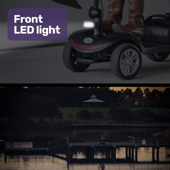 EQUIPMED Mobility Scooter Electric Motorised Power Portable 4 Wheel Folding - Image 15