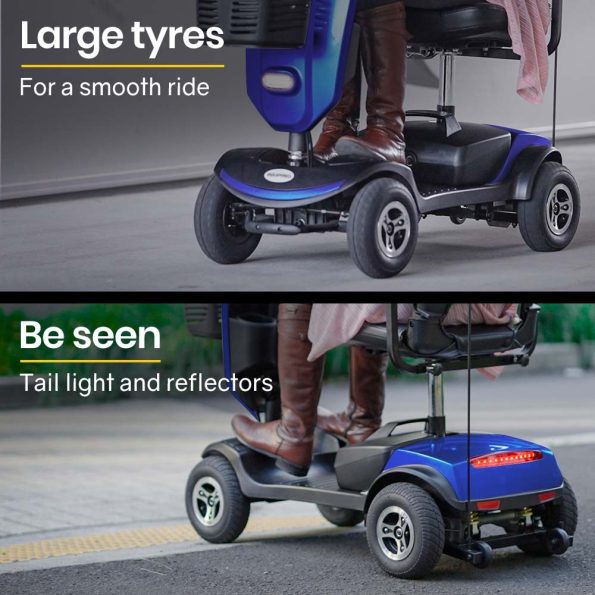 EQUIPMED Electric Mobility Scooter For Elderly Motorized Riding Older Adults Aid Portable E-Scooter - Image 8