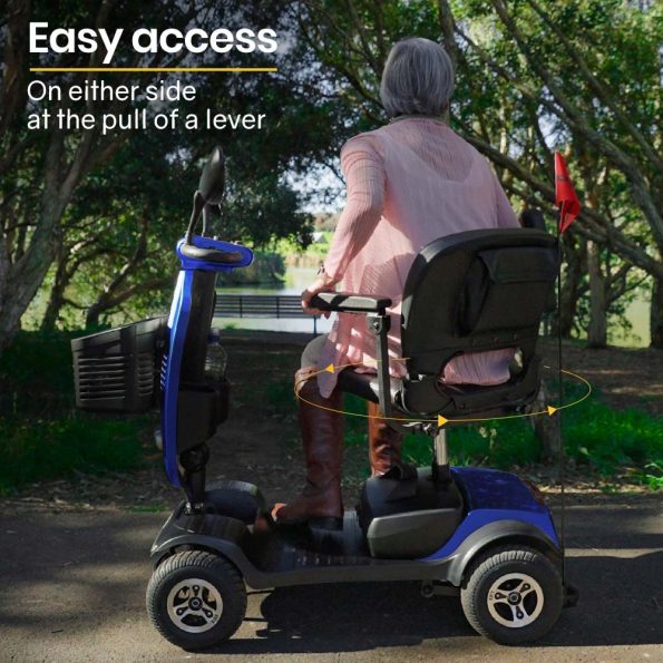 EQUIPMED Electric Mobility Scooter For Elderly Motorized Riding Older Adults Aid Portable E-Scooter - Image 10