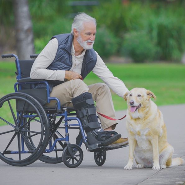 EQUIPMED Portable Wheelchair 24 Inch Folding Lightweight Wheel Chair|136kg Capacity Mobility |Blue - Image 4