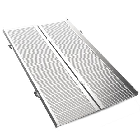 EQUIPMED 152cm Portable Folding Aluminium Access Ramp| 272kg Rated| for Wheelchair| Mobility Scooter| Rollator