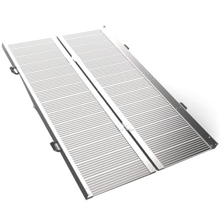 EQUIPMED 182cm Portable Folding Aluminium Access Ramp| 272kg Rated| for Wheelchair| Mobility Scooter| Rollator