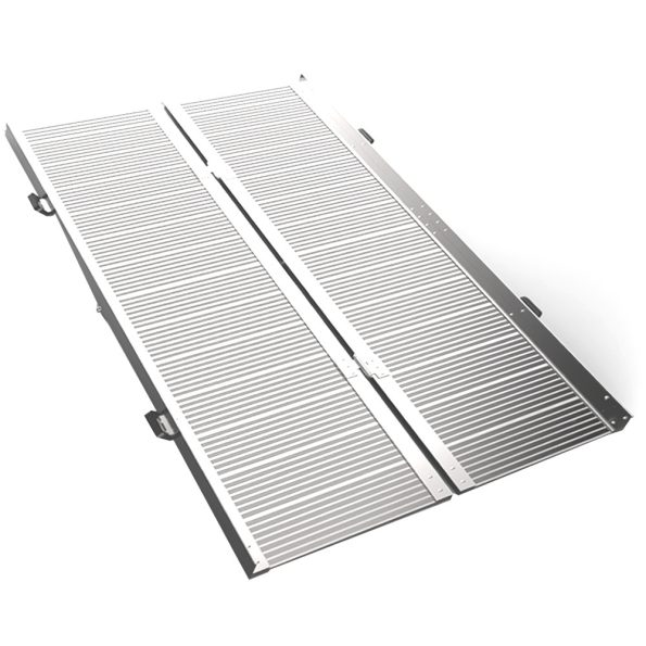 EQUIPMED 182cm Portable Folding Aluminium Access Ramp| 272kg Rated| for Wheelchair| Mobility Scooter| Rollator