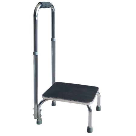 Equipmed Bath and Shower Assistance Step Mobility Aid| 150kg Max Capacity| with Handle Height Adjustment