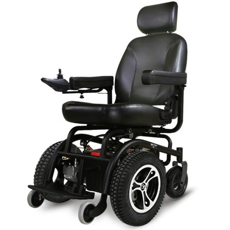 EQUIPMED Front Wheel Drive Power Electric Wheelchair| Up to 35km Range| Ultra-Comfortable| Safe Stable Non-Slip Anti-Roll Back Power Assist Chair