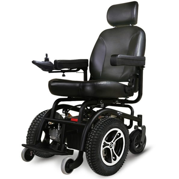 EQUIPMED Front Wheel Drive Power Electric Wheelchair| Up to 35km Range| Ultra-Comfortable| Safe Stable Non-Slip Anti-Roll Back Power Assist Chair