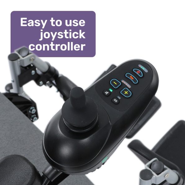 EQUIPMED Power Electric Wheelchair| Folding| Airline Approved| ARTG Certified| Recline Adjustment| Headrest| Aluminium Frame| Lithium Battery - Image 5
