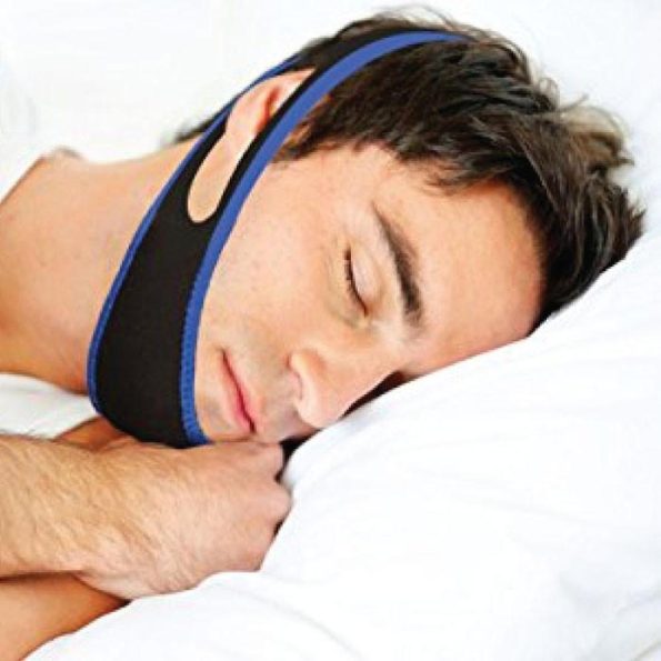Anti Snoring Aid Adjustable Chin Strap - Jaw Brace Sleeping Aid Device - Image 4