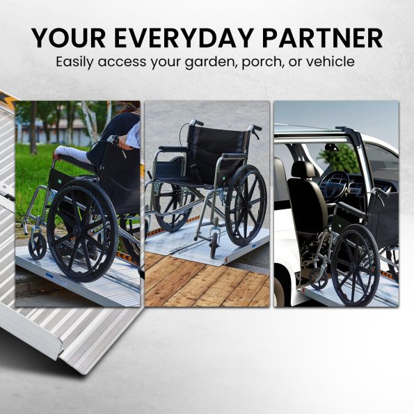 Kartrite 3ft Aluminium Foldable Wheelchair Ramp R01 - Image 12