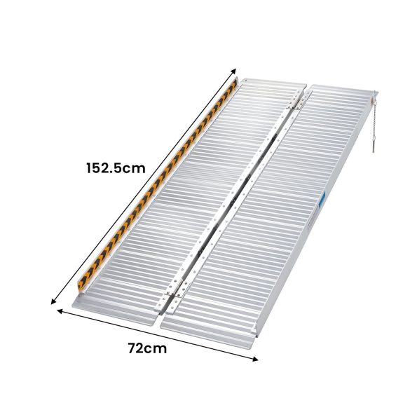 Kartrite 5ft Aluminium Foldable Wheelchair Ramp R01 - Image 2