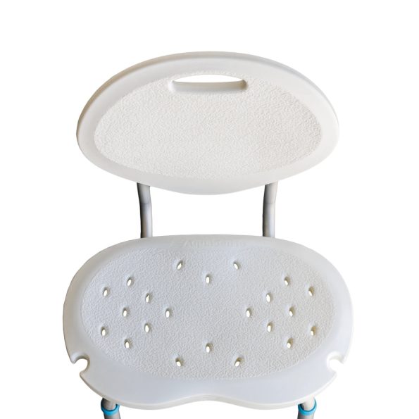 Adjustable Shower Chair With Backrest - Image 2