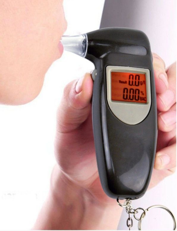 Digital Alcohol Tester LCD Police Breathalyser Grade Accuracy Portable Keychain - FREE POST - Image 3