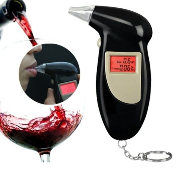 Digital Alcohol Tester LCD Police Breathalyser Grade Accuracy Portable Keychain - FREE POST - Image 5