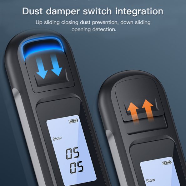 Alcohol Breathalyzer Drink Tester DUI LCD Breath Analyzer Handbag Pocket Size BLACK - FREE POST - Image 4
