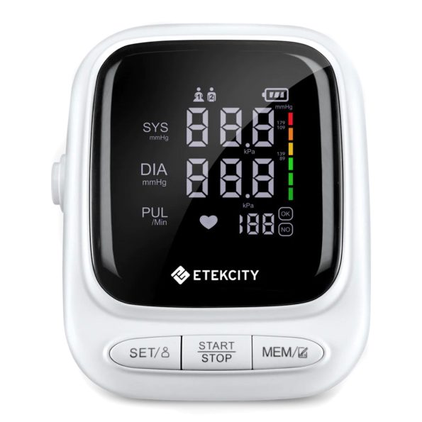 Etekcity Smart Blood Pressure Monitor - White - Image 4