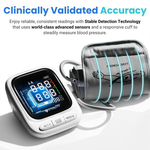 Etekcity Smart Blood Pressure Monitor - White - Image 11