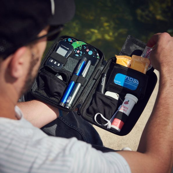 Glucology Diabetes Travel Cases | Matte Blue, Classic - Image 3