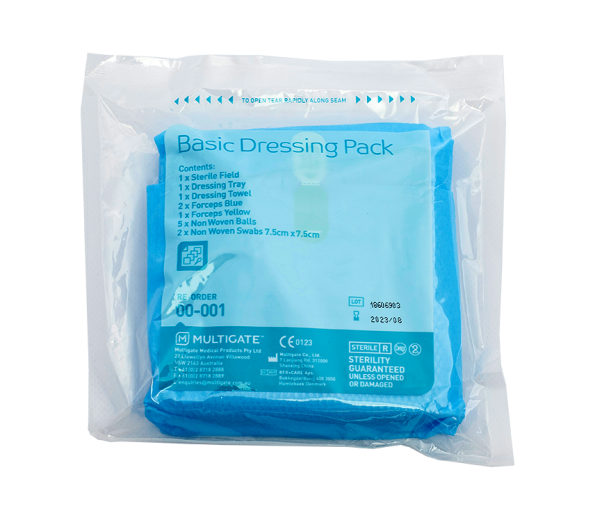 1 Pack Multigate Basic Dressing Pack with Non-Woven Balls SmartTab - Image 3