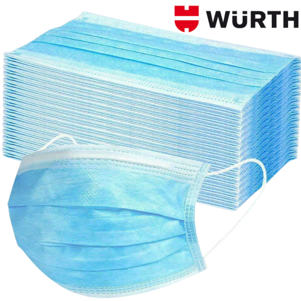 100x Disposable Surgical Face Mask Dust Mouth Guard 3 Ply Air Purifying - Image 2