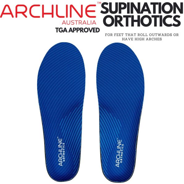 Archline Supination Orthotic Insoles - Full Length (Unisex) Plantar Fasciitis High Arch - Euro 44 - Image 2