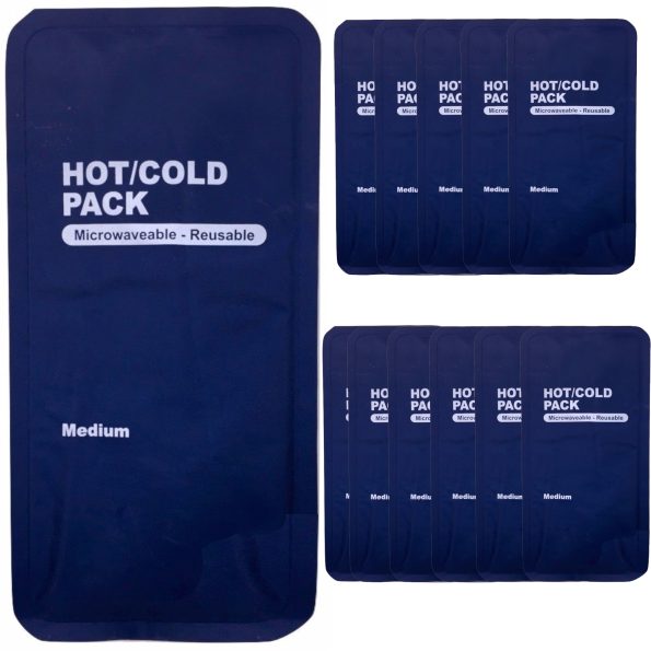 12x HOT COLD PACK First Aid Reusable Ice Heat Gel Packs Microwave Relief BULK - Image 5