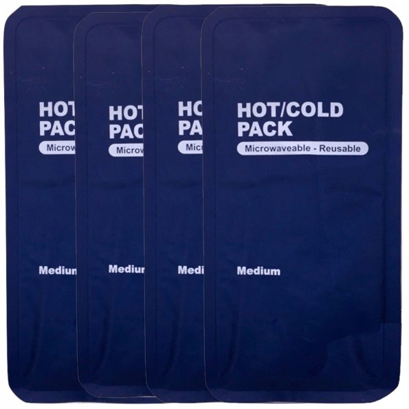 4x HOT COLD PACK First Aid Reusable Ice Heat Gel Packs Microwaveable Relief Bulk - Image 5