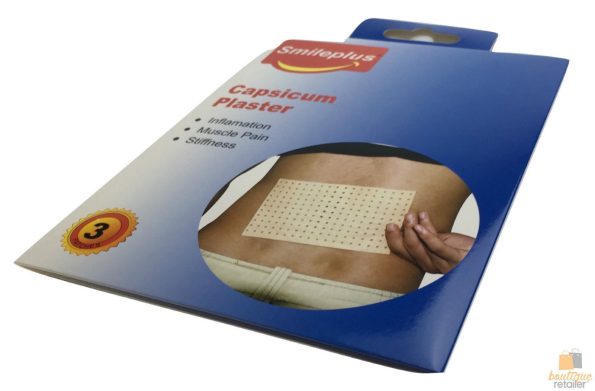 3x CAPSICUM PLASTER PATCHES Herbal Muscle Pain Inflammation Ache Relief - Image 4