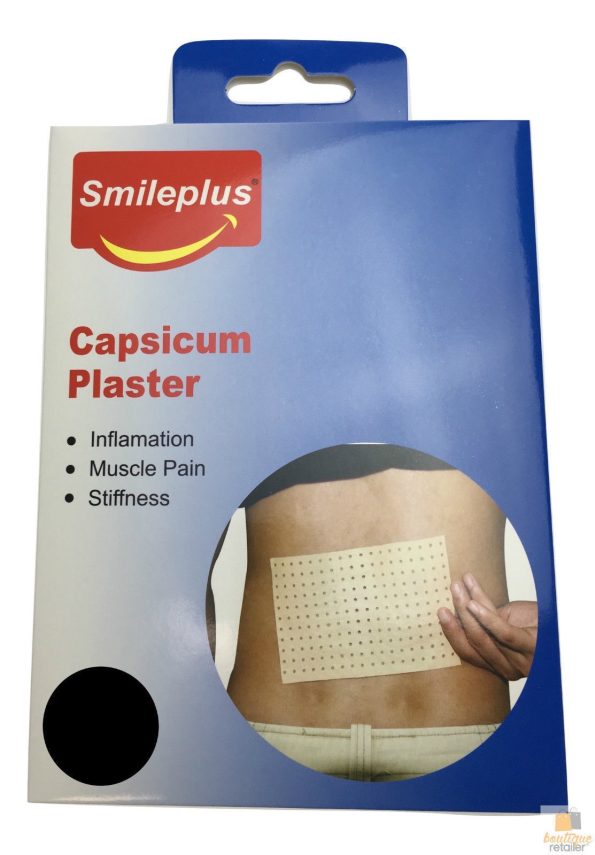 6x CAPSICUM PLASTER PATCHES Herbal Muscle Pain Inflammation Ache Relief BULK - Image 3