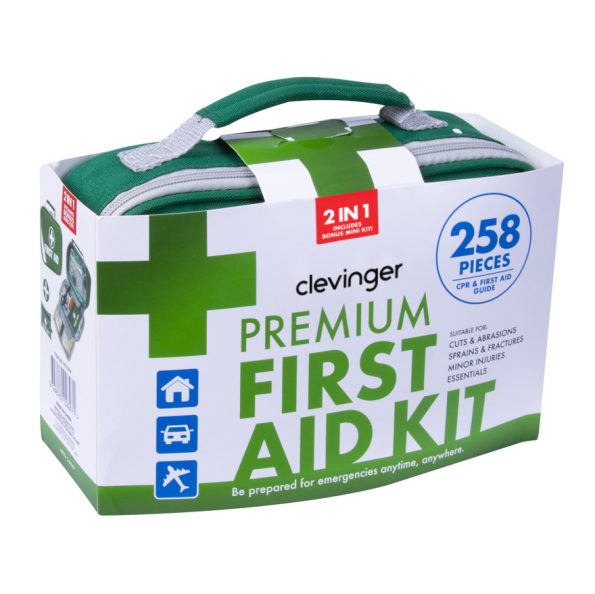 258pcs PREMIUM FIRST AID KIT Medical Travel Set Emergency Family Safety Office - Image 3