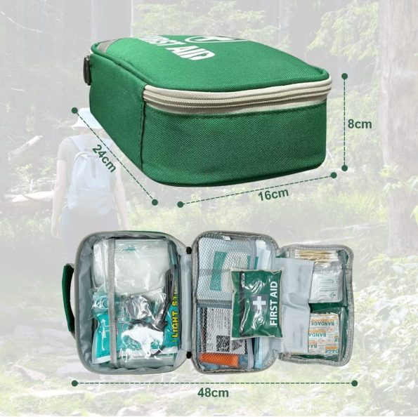 3x 258pcs Premium First Aid Kit Medical Travel Set Emergency Family Safety - Image 4